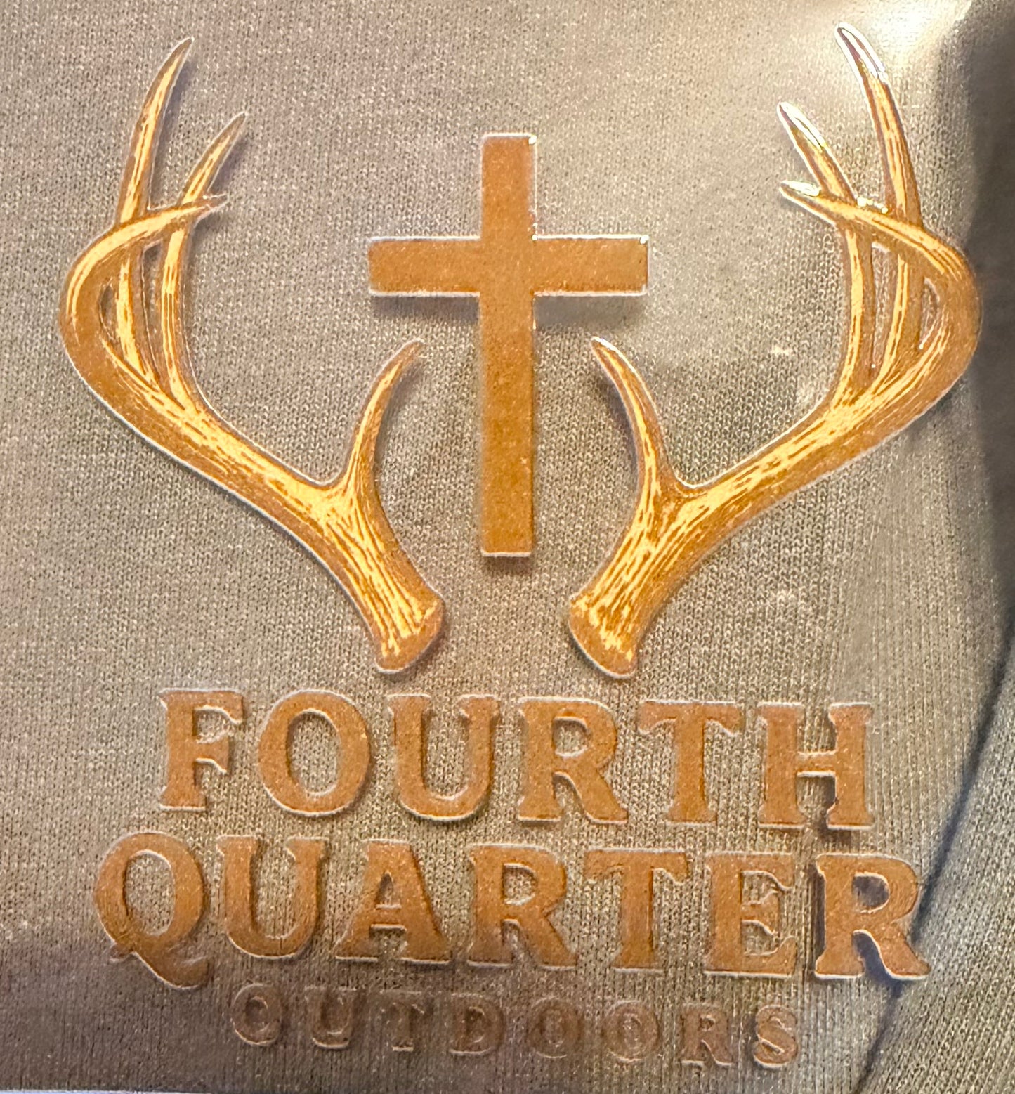 Fourth Quarter Outdoors - No Background - UV DTF Sticker - Waterproof and Durable