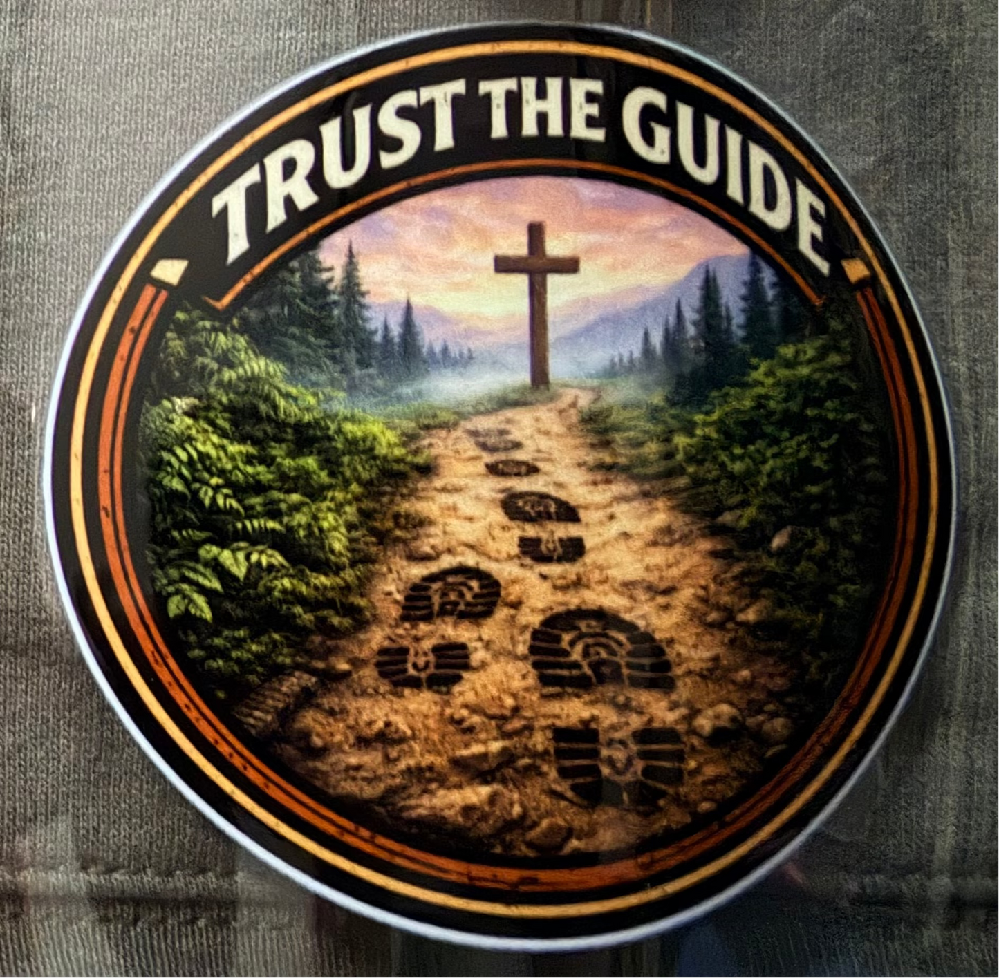 Trust the Guide - Premium UV DTF Sticker - Waterproof and Durable